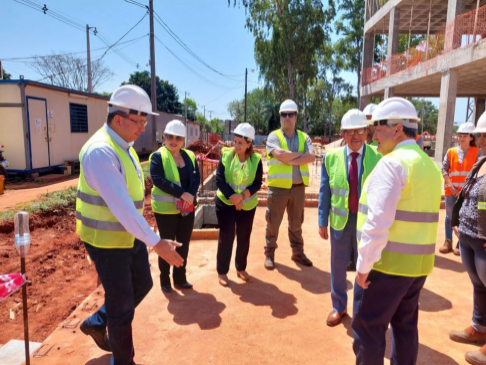 MINISTRO DE LA C.S.J. SUPERVISA CONSTRUCCIÓN DE LA FUTURA SEDE DE JUZGADOS EN CAPIATÁ