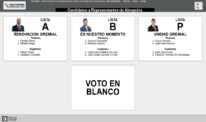 ELECCIÓN DE ABOGADOS AL C.M.: HABILITAN CONSULTA Y SIMULADOR ONLINE PARA 37.831 ABOGADOS HABILITADOS A SUFRAGAR