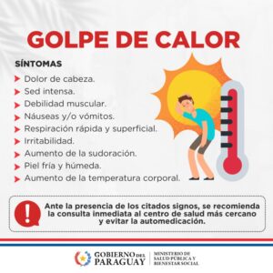 INFO MSPYBS: CALOR EXTREMO: REFORZAR LOS CUIDADOS, EN ESPECIAL DE NIÑOS Y PERSONAS MAYORES