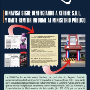 Dinavisa, Denuncia al MInisterio publico,