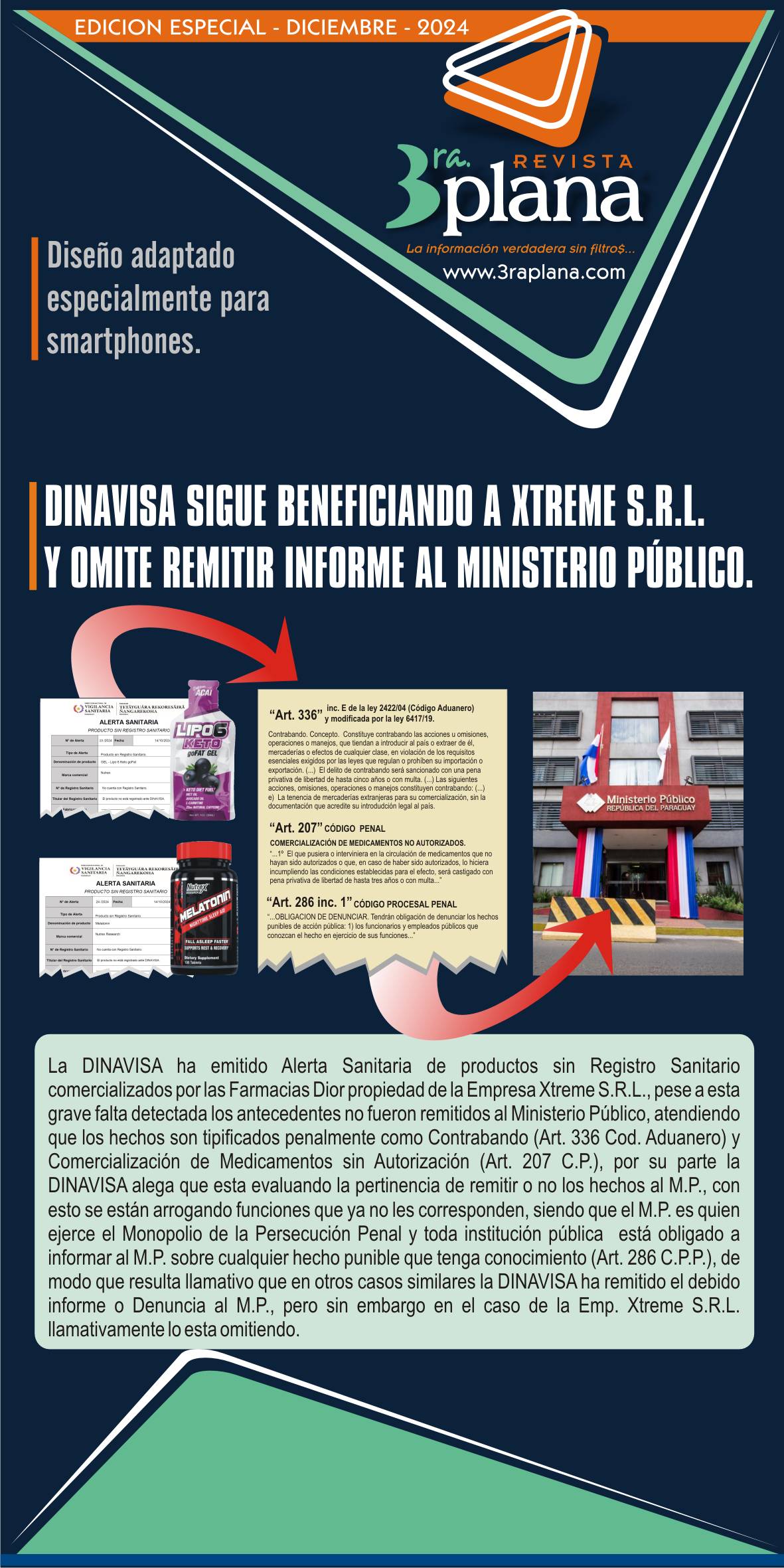 Revista 3ra. Plana Diciembre de 2024