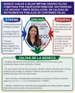 sedeco secretaria nacional de defensa del consumidor, equifax informconf