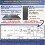 Licitacion sobrefacturada, licitacion amañada DNCP Direccion Nacional de Contrataciones Publicas, Ministerio Publico