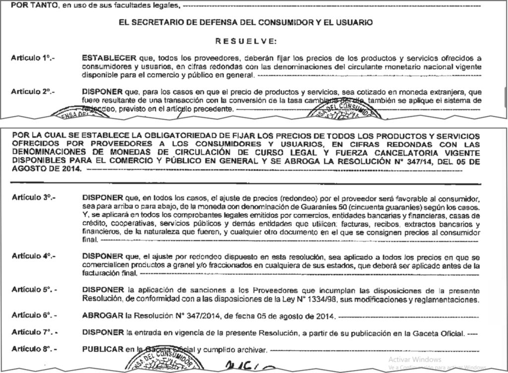 Sedeco resolucion 1670/2022, Supermercado Superseis, supermercado Stock